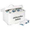 AuldHome Design Dishwasher Pod Holder, Tablet Container; White ...