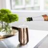 Vinglac Champagne Bottle Chiller Gift Set- Portable Stainless Steel Sparkling Wine Cooler with 2 Stemless Champagne Flutes, Copper view 3