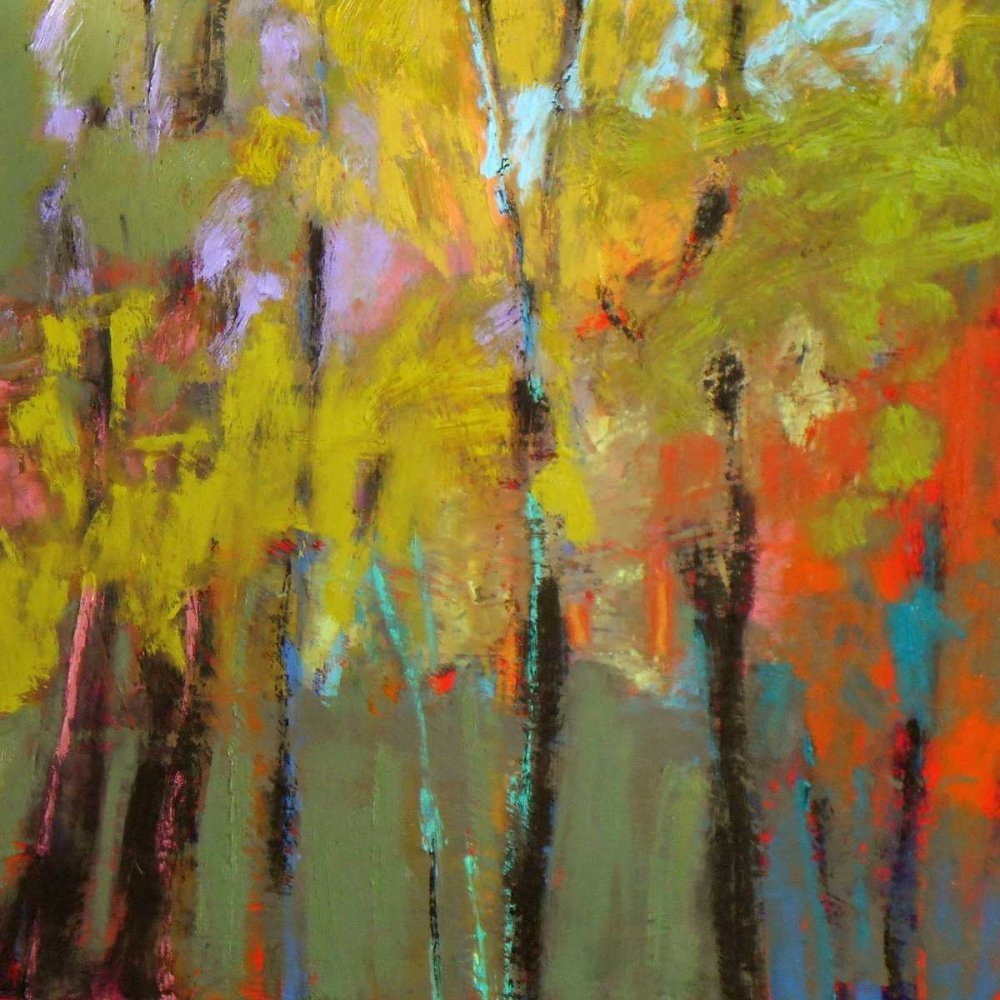 ArtExpert Trees Three by Jane Schmidt - 16x16 Art Print Poster