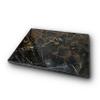 TheWolfard Black Multi Marble cutting board Best cheese - Pastry board and dough rolling Tray for Kitchen & Housewarming Gifts with Handmade Edges & Non-Slip Scratch Proof Pad 12x16 view 2