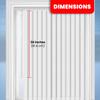 Amazing Drapery Hardware Premium White Reinforced Fiberglass Vertical Blind Wand with Aluminum Tip, 36-inches, 2 Pack - Effortless Installation - Ideal for Wand-Controlled Vertical Blinds view 3