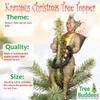Tree Buddees Creepy Krampus Tree Topper for Christmas or Halloween Trees - Large 10" view 2