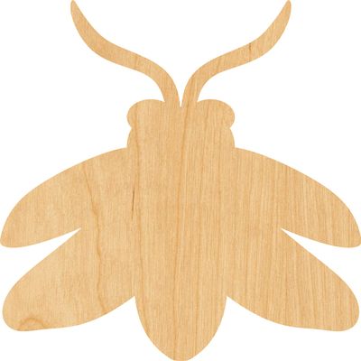 Firefly Laser Cut Out Wood Shape Craft Supply - 2"