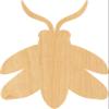 Firefly Laser Cut Out Wood Shape Craft Supply - 2" view 1