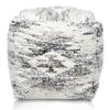 LOOMINAIRE Rustic Kilim Pouf/Footstool Sequoia Hand Woven of Handspun Yarn for Living Room Bed Room Family Room (16"x16"x16") view 4