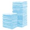 24 Pack Kitchen Dishcloths - Does Not Shed Fluff - Reusable Dish Towels, Dish cloths, Super Absorbent Coral Fleece Cleaning Cloths, Nonstick Oil Washable Fast Drying, 7 x 9 Inch (Aquamarine) view 1
