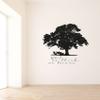 What We Think We Become Quote Big Tree Silhouette Animals Farm Animals Silhouette Vinyl Wall Art Sticker Decal Home Kids Kinder Nursery Room Study Room Boys Girls Wall Decor Design Size (10x10 inch) view 3