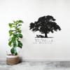 What We Think We Become Quote Big Tree Silhouette Animals Farm Animals Silhouette Vinyl Wall Art Sticker Decal Home Kids Kinder Nursery Room Study Room Boys Girls Wall Decor Design Size (10x10 inch) view 4