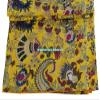 Sophia-Art Twin/Queen Multicolor Handmade Mukut Print Kantha Quilt Kantha Blanket Bed Cover King Kantha Bedspread Bohemian Bedding view 2