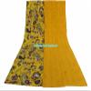 Sophia-Art Twin/Queen Multicolor Handmade Mukut Print Kantha Quilt Kantha Blanket Bed Cover King Kantha Bedspread Bohemian Bedding view 4
