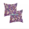 Sophia-Art Twin/Queen Multicolor Handmade Mukut Print Kantha Quilt Kantha Blanket Bed Cover King Kantha Bedspread Bohemian Bedding view 3