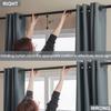 100% Blackout Curtains , 96 inches 2 Panel Sets, Heat and Full Light Blocking Drapes with Grommets for Bedroom, Thermal Insulated Window Treatment Drapes for Living Room (Dark Grey, 52Wx96L) view 4