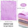 24 Pack Kitchen Dishcloths - Does Not Shed Fluff - Reusable Dish Towels, Dish cloths, Super Absorbent Coral Fleece Cleaning Cloths, Nonstick Oil Washable Fast Drying, 16 x 19 Inch (Multicolor) view 2
