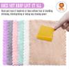 24 Pack Kitchen Dishcloths - Does Not Shed Fluff - Reusable Dish Towels, Dish cloths, Super Absorbent Coral Fleece Cleaning Cloths, Nonstick Oil Washable Fast Drying, 16 x 19 Inch (Multicolor) view 4