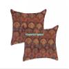 Bedspread Blanket Cover Bed Bedding Rainbow Print Quilt Indian Handmade Bohemian Kantha Cotton Sofa Kantha Kantha Cover Quilt (Orange, Twin 60"x90" with Sham Cover) view 3