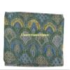 Bedspread Blanket Cover Bed Bedding Rainbow Print Quilt Indian Handmade Bohemian Kantha Cotton Sofa Kantha Kantha Cover Quilt (Gray, Twin 60"x90" with Sham Cover) view 4