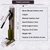 Wine Bottle Floor Corker Manual Hand Bottle Corking Brew Wine Bottle Cap Pressing Machine Industrial Stainless Steel Inserting Stopper Tools view 2
