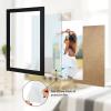 VCK Poster Frame 11x17 Black Set of 5,Solid Wood Picture Frame for Wall Mounting Hanging Art and Puzzles view 3