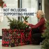 Tree Nest Rolling Christmas Tree Storage Bag 7.5ft Christmas Tree Box for Xmas Artificial Disassembled Trees Holiday Extra Large Storage Bags Container with Wheels & Handles Waterproof Canvas Oxford view 2