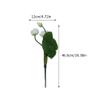 Cabilock 3pcs Artificial Silk Lotus Flowers for Home Decor Elegant Fake Lotus Ornament for Living Room Bedroom and Wedding Arrangements Decorative Floral Accents view 2