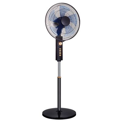 Pedestal Fans 4-Speed Oscillating Fan, Adjustable Stand/Quiet Operation Free Standing Cooling Cooler, with Timer Floor Fan,Multi-Purpose(Color:Black)