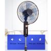 Pedestal Fans 4-Speed Oscillating Fan, Adjustable Stand/Quiet Operation Free Standing Cooling Cooler, with Timer Floor Fan,Multi-Purpose(Color:Black) view 4