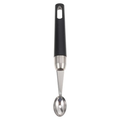 1pc Stainless Steel Fruit Scoop Stainless Steel Watermelon Scoop for Easy Serving Ergonomic Kitchen Tool Comfortable Handle Smooth Surface for Home Use