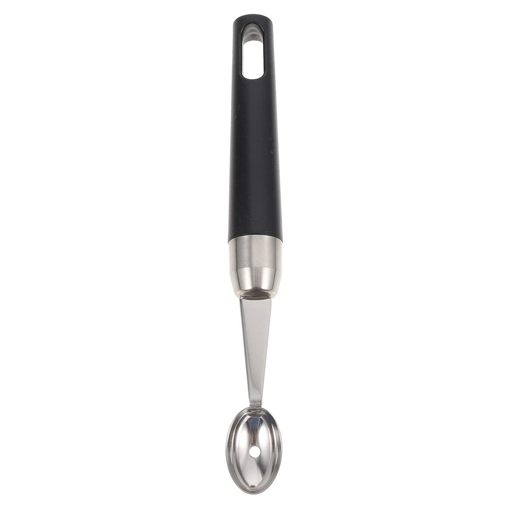 1pc Stainless Steel Fruit Scoop Stainless Steel Watermelon Scoop for Easy Serving Ergonomic Kitchen Tool Comfortable Handle Smooth Surface for Home Use