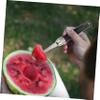 1pc Stainless Steel Fruit Scoop Stainless Steel Watermelon Scoop for Easy Serving Ergonomic Kitchen Tool Comfortable Handle Smooth Surface for Home Use view 4
