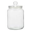 Cabilock 1 Pc glass storage jar empty condiment containers food storage canisters empty bottles glass container with lid flour canister jar glass terrarium with lid - honey pot view 1