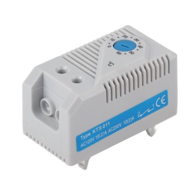 Alvinlite Mechanical Thermostat,0-60 Adjustable Compact Electric Temperature Controller Switch(Blue Button)