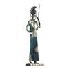 BEAUTIFUL GREEK STATUES Athena Minerva with Javelin Goddess of Wisdom Solid Bronze Handmade Statue 10.8 Inches view 1