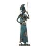 BEAUTIFUL GREEK STATUES Athena Minerva with Javelin Goddess of Wisdom Solid Bronze Handmade Statue 10.8 Inches view 2