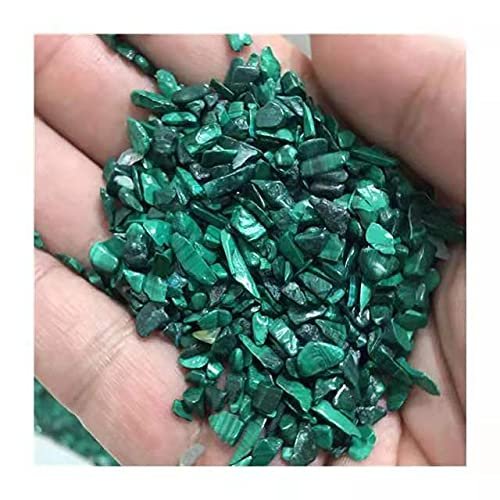 Natural Green Quartz Bulk Malachite Tumbled Crystals for Home Decoration 100g 7-9mm