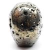2.3" 315g Pyrite Cluster Carved into Skull Natural Druzy Mineral Collectible Gemstone Sparkling Crystal Polished Stone Geode Specimen - Peru view 2