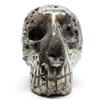 2.3" 315g Pyrite Cluster Carved into Skull Natural Druzy Mineral Collectible Gemstone Sparkling Crystal Polished Stone Geode Specimen - Peru view 3