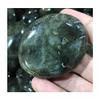 1pc Natural Gemstone Labradorite Palm Stones Crystal for feng Shui 90-110g view 1