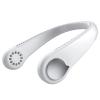6 summer air-cooled neck hanging fans, leafless neck hanging fans, leafless ventilator, USB rechargeable neckband fan, air cooler type white view 1