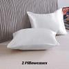 Bedify Bedding 100% Pure Silk Satin Duvet Set with 2 Pillowcases Wrinkle Free Fade Resistant One Silk Satin Duvet Cover | Two Pillowcases | Cool Soft Silk Duvet Set (White, Twin/TwinXL) view 3