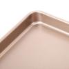 12.7-Inch Nonstick Baking Sheets & Cookie Trays for Oven, 2-Pack Durable Rectangular Baking Pans Set (Gold) view 3