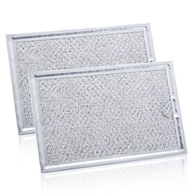 BOTNA Microwave Filter Replacement for GE WB06X10359, Microwave Vent Filter for LG 5230W1A012B, Kenmore, Frigidaire, Microwave Grease Filter 7-5/8" x 5-1/8", 2 Pack