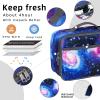 WeiWyTex Galaxy Insulated Lunch Bag for Boys/Girls, Reusable Cooler Lunch Box for Kids School/Picnic/Travel view 3