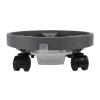 Cabilock 1pc Movable Flowerpot Base Tray Rolling Wheels Drainage Design for Indoor and Outdoor Use Tempered for Bonsai and Potted Plants view 2