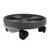 Cabilock 1pc Movable Flowerpot Base Tray Rolling Wheels Drainage Design for Indoor and Outdoor Use Tempered for Bonsai and Potted Plants view 3