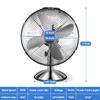 Simple Deluxe 12 Inch Stand Fan, Horizontal Ocillation 75, 3 Settings Speeds, Low Noise, Quality Made Durable Fan, High Velocity, Heavy Duty Metal For Industrial, Commercial, Residential, Silver view 4