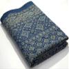 100% Cotton Throw Kantha Bed Block Ajrak Sofa Print Cover Hand Bohemian Bedspread Vintage Hand Cover Stitch Blanket Quilt (Blue-Yellow, King 90"x108" with Sham Covers) view 2