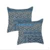 100% Cotton Throw Kantha Bed Block Ajrak Sofa Print Cover Hand Bohemian Bedspread Vintage Hand Cover Stitch Blanket Quilt (Blue-White, King 90"x108" with Sham Covers) view 3