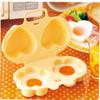 1pc Microwave Egg Cooking Molds Flower Heart Shaped Egg for Muffin Egg Sandwich Breakfast view 4