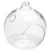 CVL 1 Pc, Hanging Glass Vase Globe Tealight Candle Holder 10Cm for Wedding Reception or Outdoor Ceremony view 1