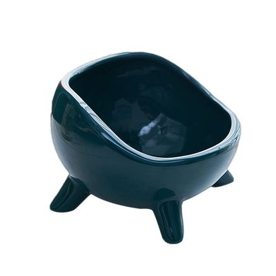 KHUY Key Bowl for Entryway Table Creative Coffee Table Decor, Ceramic Home Decorative Tray Porch Desktop Storage Ornaments, Key Phone Change Watches Candy Entryway Tray (Color : Blue, Size : 4.9in)